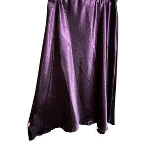 Nicole Miller Shimmering Purple Maxi Skirt